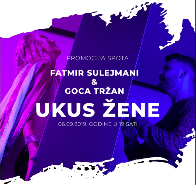 Premijera novog spota Fatmira Sulejmanija i Goce Trzan 6. septembra u Importanne centru