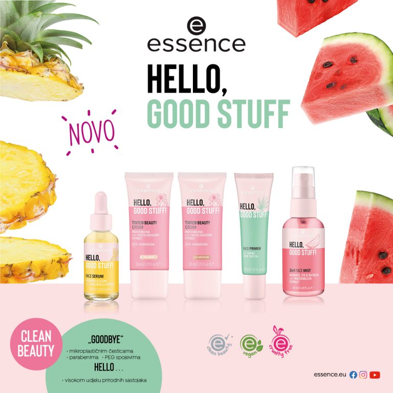 Recite HELLO, GOOD STUFF novim „essence“ beauty proizvodima!