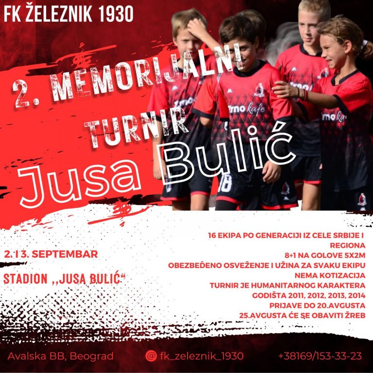 Danas i sutra se idržava drugi po redu memorijalni turnir “Jusuf Jusa Bulić