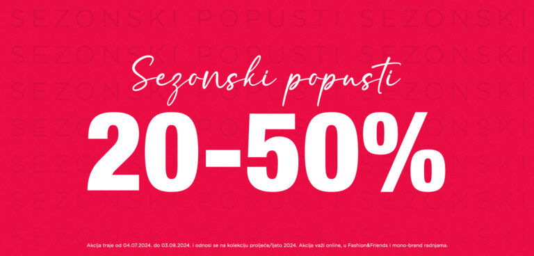 Veliko ljetnje Fashion&Friends sniženje: Svi brendovi sniženi do 50%