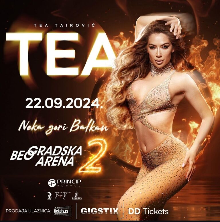 Bomba! Tea Tairović zvanično najavila i drugi koncert u Beogradskoj areni, fanovi u transu: “Ovo je tek početak”